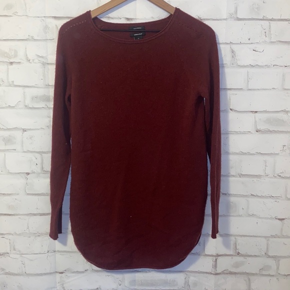 Halogen cashmere wool blend tunic sweater - Picture 6 of 6